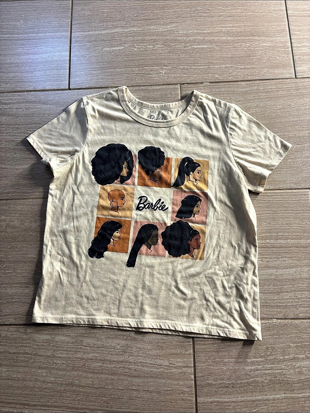 Barbie Diverse Hairstyles Graphic Tee women’s Large